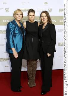 Hannelore Kraft, Anke Engelke and Petra Müller at the NRW Reception 2016 during the 66th Berlin International Film Festival Berlinale 2016 at Landesvertretung Nordrhein-Westfalen on February 14, 2016 in Berlin, Germany. Foto:xD.xBedrosianx xFuturexImage