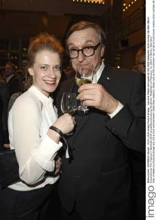 Caroline Peters and guest at the NRW Reception 2016 during the 66th Berlin International Film Festival Berlinale 2016 at Landesvertretung Nordrhein-Westfalen on February 14, 2016 in Berlin, Germany. Foto:xFredericx xFuturexImage