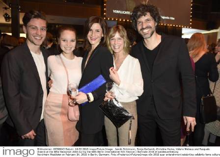 Jannik Schümann, Sonja Gerhardt, Christina Hecke, Valerie Niehaus and Pasquale Aleardi at the NRW Reception 2016 during the 66th Berlin International Film Festival Berlinale 2016 at Landesvertretung Nordrhein-Westfalen on February 14, 2016 in Berlin, Germany. Foto:xFredericx xFuturexImage