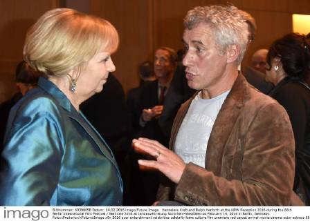 Hannelore Kraft and Ralph Herforth at the NRW Reception 2016 during the 66th Berlin International Film Festival Berlinale 2016 at Landesvertretung Nordrhein-Westfalen on February 14, 2016 in Berlin, Germany. Foto:xFredericx xFuturexImage