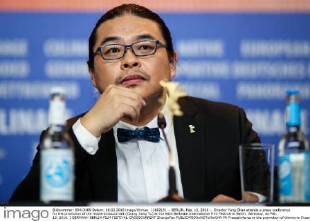 66. Berlinale: Crosscurrent PK (160215) -- BERLIN, Feb. 15, 2016 -- Director Yang Chao attends a press conference for the promotion of the movie Crosscurrent (Chang Jiang Tu) at the 66th Berlinale International Film Festival in Berlin, Germany, on Feb. 15, 2016. ) GERMANY-BERLIN-FILM FESTIVAL-CROSSCURRENT ZhangxFan 