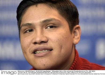 Schauspieler Johnny Ortiz während der Pressekonferenz zum Film -SOY NERO- anlässlich der 66. Internationalen Filmfestspiele Berlin 66. Internationale Filmfestspiele in Berlin IFB2016