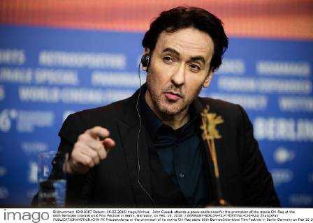 John Cusack attends a press conference for the promotion of the movie Chi-Raq at the 66th Berlinale International Film Festival in Berlin, Germany, on Feb. 16, 2016. ) GERMANY-BERLIN-FILM FESTIVAL-CHI-RAQ ZhangxFan 