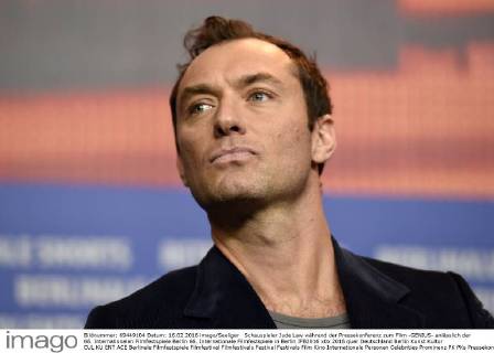 Schauspieler Jude Law während der Pressekonferenz zum Film -GENIUS- anlässlich der 66. Internationalen Filmfestspiele Berlin 66. Internationale Filmfestspiele in Berlin IFB2016