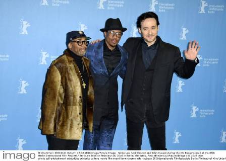 Spike Lee, Nick Cannon and John Cusack during the Chi Raq photocall at the 66th Berlin International Film Festival Berlinale 2016 on February 16, 2016 in Berlin, Germany. Foto:xFredericx xFuturexImage