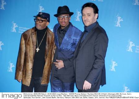 204932 Thomas Bohlen Starface 2016-02-16 Berlin Allemagne 66th Berlinale. Berlin International Film Festival. Photocall du film Chi-Raq . 66th Berlinale. Berlin International Film Festival. Photocall of the movie Chi-Raq Spike Lee, Nick Cannon , John Cusack Berlin, Germany, February 16th 2015 Lee, Spike; Cusack, John; Cannon, Nick  Copyright: xThomasxBohlenx xStarfacex STAR_204932_024
