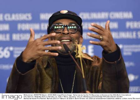 Spike Lee during the Chi-Raq press conference at the 66th Berlin International Film Festival Berlinale 2016 on February 16, 2016 in Berlin, Germany. Foto:xC.xNiehausx xFuturexImage