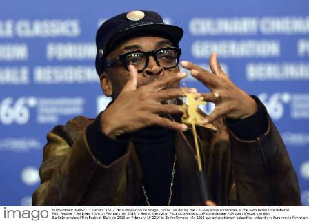 Spike Lee during the Chi-Raq press conference at the 66th Berlin International Film Festival Berlinale 2016 on February 16, 2016 in Berlin, Germany. Foto:xC.xNiehausx xFuturexImage
