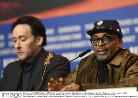 John Cusack and Spike Lee during the Chi-Raq press conference at the 66th Berlin International Film Festival Berlinale 2016 on February 16, 2016 in Berlin, Germany. Foto:xC.xNiehausx xFuturexImage