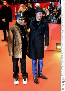 Spike Lee and Nick Cannon attending the Chi-Raq premiere at the 66th Berlin International Film Festival Berlinale 2016 at Berlinale Palast on February 16, 2016 in Berlin, Germany. Foto:xC.xNiehausx xFuturexImage