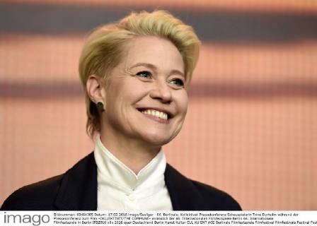 66. Berlinale: Kollektivet Pressekonferenz Schauspielerin Trine Dyrholm während der Pressekonferenz zum Film -OKLLEKTIVET THE COMMUNE- anlässlich der 66. Internationalen Filmfestspiele Berlin 66. Internationale Filmfestspiele in Berlin IFB2016