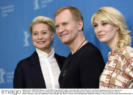 Trine Dyrholm, Ulrich Thomsen und Helene Reingaard Neumann during the Kollektivet The Commune Die Kommune photocall at the 66th Berlin International Film Festival Berlinale 2016 on February 17, 2016 in Berlin, Germany. Foto:xC.xNiehausx xFuturexImage