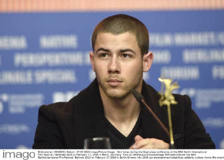 Nick Jonas during the Goat press conference at the 66th Berlin International Film Festival Berlinale 2016 on February 17, 2016 in Berlin, Germany. Foto:xC.xNiehausx xFuturexImage