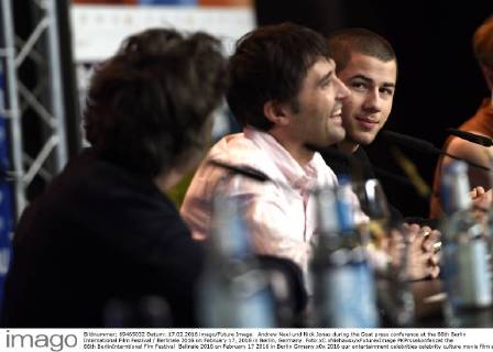 Andrew Neel und Nick Jonas during the Goat press conference at the 66th Berlin International Film Festival Berlinale 2016 on February 17, 2016 in Berlin, Germany. Foto:xC.xNiehausx xFuturexImage