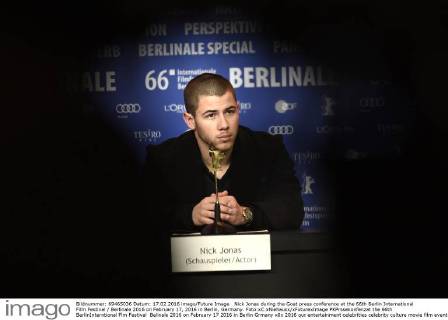 Nick Jonas during the Goat press conference at the 66th Berlin International Film Festival Berlinale 2016 on February 17, 2016 in Berlin, Germany. Foto:xC.xNiehausx xFuturexImage