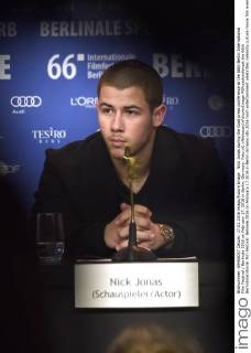 Nick Jonas during the Goat press conference at the 66th Berlin International Film Festival Berlinale 2016 on February 17, 2016 in Berlin, Germany. Foto:xC.xNiehausx xFuturexImage