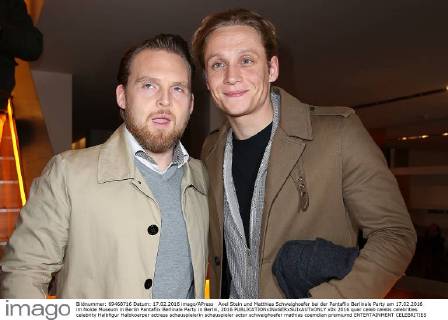 Axel Stein und Matthias Schweighoefer bei der Pantaflix Berlinale Party am 17.02.2016 im Nolde Museum in Berlin Pantaflix Berlinale Party in Berlin, 2016 
