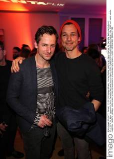 Florian Stetter und Florian David Fitz bei der Pantaflix Berlinale Party am 17.02.2016 im Nolde Museum in Berlin Pantaflix Berlinale Party in Berlin, 2016 