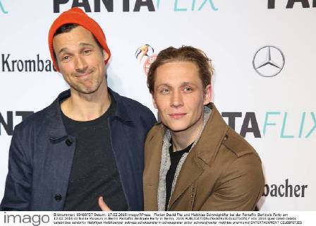 Florian David Fitz und Matthias Schweighöfer bei der Pantaflix Berlinale Party am 17.02.2016 im Nolde Museum in Berlin Pantaflix Berlinale Party in Berlin, 2016 