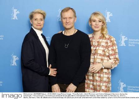Trine Dyrholm, Ulrich Thomsen and Helene Reingaard Neumann during the Kollektivet The Commune Die Kommune photocall at the 66th Berlin International Film Festival Berlinale 2016 on February 17, 2016 in Berlin, Germany. Foto:xD.xBedrosianx xFuturexImage