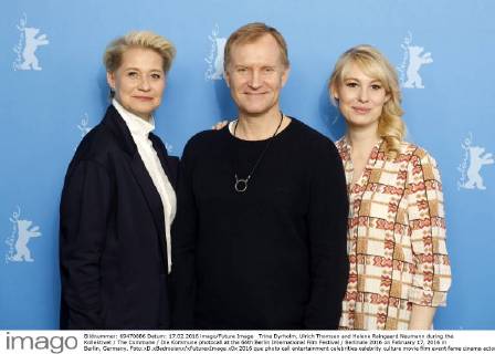 Trine Dyrholm, Ulrich Thomsen and Helene Reingaard Neumann during the Kollektivet The Commune Die Kommune photocall at the 66th Berlin International Film Festival Berlinale 2016 on February 17, 2016 in Berlin, Germany. Foto:xD.xBedrosianx xFuturexImage