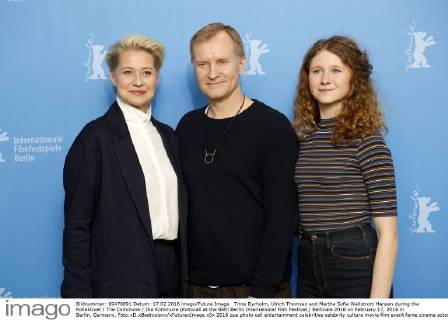 Trine Dyrholm, Ulrich Thomsen and Martha Sofie Wallstrom Hansen during the Kollektivet The Commune Die Kommune photocall at the 66th Berlin International Film Festival Berlinale 2016 on February 17, 2016 in Berlin, Germany. Foto:xD.xBedrosianx xFuturexImage