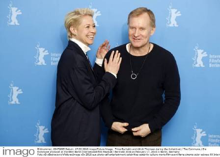 Trine Dyrholm and Ulrich Thomsen during the Kollektivet The Commune Die Kommune photocall at the 66th Berlin International Film Festival Berlinale 2016 on February 17, 2016 in Berlin, Germany. Foto:xD.xBedrosianx xFuturexImage