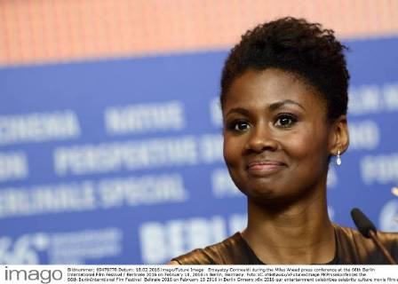 Emayatzy Corinealdi during the Miles Ahead press conference at the 66th Berlin International Film Festival Berlinale 2016 on February 18, 2016 in Berlin, Germany. Foto:xC.xNiehausx xFuturexImage