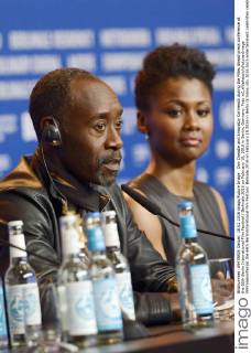 Don Cheadle and Emayatzy Corinealdi during the Miles Ahead press conference at the 66th Berlin International Film Festival Berlinale 2016 on February 18, 2016 in Berlin, Germany. Foto:xC.xNiehausx xFuturexImage