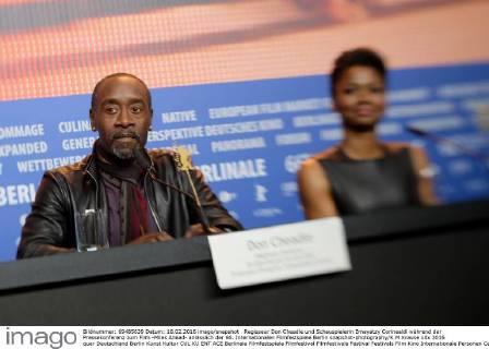 Regisseur Don Cheadle und Schauspielerin Emayatzy Corinealdi während der Pressekonferenz zum Film -Miles Ahead- anlässlich der 66. Internationalen Filmfestspiele Berlin snapshot-photography K.M.Krause