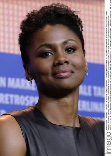 Schauspielerin Emayatzy Corinealdi während der Pressekonferenz zum Film -Miles Ahead- anlässlich der 66. Internationalen Filmfestspiele Berlin snapshot-photography K.M.Krause
