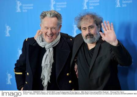 66th Berlin International Film Festival. . Photocall film Saint Amour . Pictured: Benoit Delepine, Gustave Kervern  CamillaxMorandi