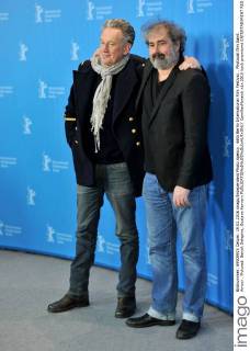 66th Berlin International Film Festival. . Photocall film Saint Amour . Pictured: Benoit Delepine, Gustave Kervern  CamillaxMorandi