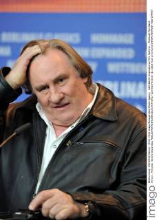 66th Berlin International Film Festival. . Photocall film Saint Amour . Pictured: Gerard Depardieu  CamillaxMorandi