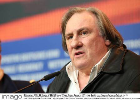 Gerard Depardieu (67) bei der Saint Amour Pressekonfrerenz im Rahmen der 66. Internationale Filmfestspiele Berlin Berlinale am 19.02.2016 in Berlin Berlinale 2016- Saint Amourt Pressekonfrenz mit Gerard Depardieu 