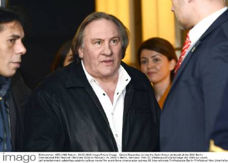 Gerard Depardieu during the Saint Amour photocall at the 66th Berlin International Film Festival Berlinale 2016 on February 19, 2016 in Berlin, Germany. Foto:xC.xNiehausx xFuturexImage
