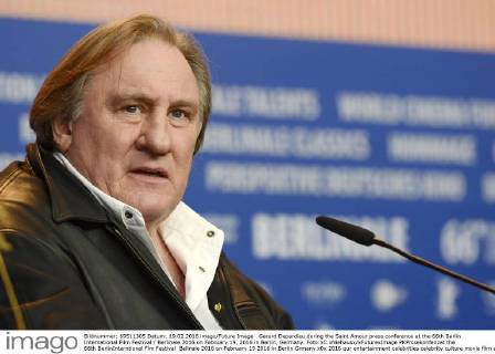 Gerard Depardieu during the Saint Amour press conference at the 66th Berlin International Film Festival Berlinale 2016 on February 19, 2016 in Berlin, Germany. Foto:xC.xNiehausx xFuturexImage