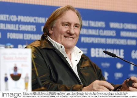 Gerard Depardieu during the Saint Amour press conference at the 66th Berlin International Film Festival Berlinale 2016 on February 19, 2016 in Berlin, Germany. Foto:xC.xNiehausx xFuturexImage