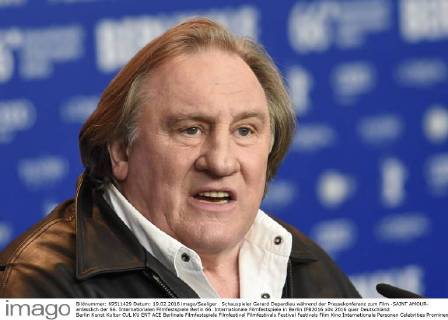 Schauspieler Gerard Depardieu während der Pressekonferenz zum Film -SAINT AMOUR- anlässlich der 66. Internationalen Filmfestspiele Berlin 66. Internationale Filmfestspiele in Berlin IFB2016