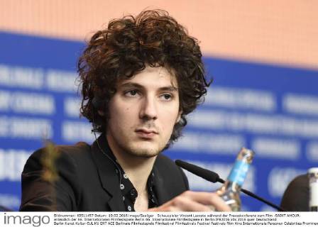 Schauspieler Vincent Lacoste während der Pressekonferenz zum Film -SAINT AMOUR- anlässlich der 66. Internationalen Filmfestspiele Berlin 66. Internationale Filmfestspiele in Berlin IFB2016