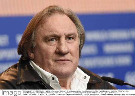 Schauspieler Gerard Depardieu während der Pressekonferenz zum Film -SAINT AMOUR- anlässlich der 66. Internationalen Filmfestspiele Berlin 66. Internationale Filmfestspiele in Berlin IFB2016