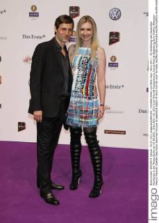 Christian Elsen und Jette Joop - Echo 2011 - 20.Verleihung des Deutschen Musikpreis in der Messe Berlin am 24.03.2011. Echo 2011