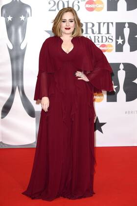 Adele bei den BRIT Awards 2016 in der O2 Arena. London, 24.02.2016 Adele  Foto:xS.xVasx xFuturexImage