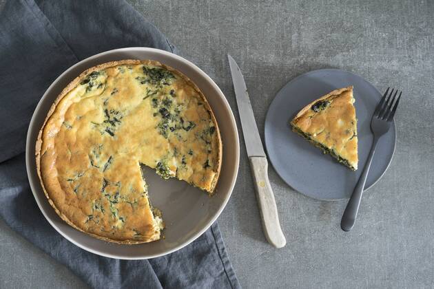 Low carb spinach quiche  ECF001846