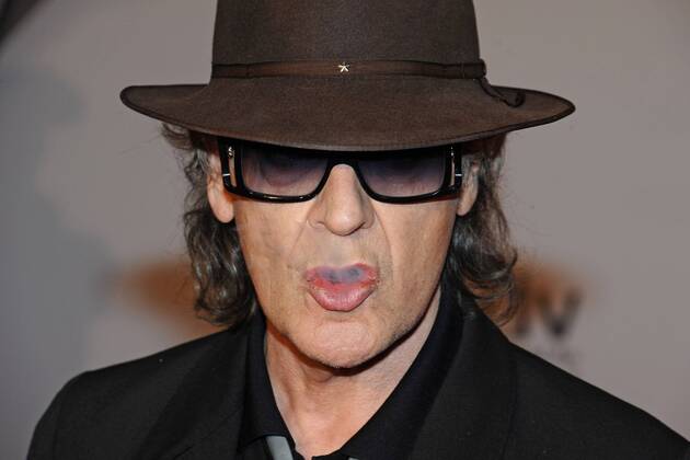 PRG LEA AWARD 2015. Sänger Udo Lindenberg anläßlich der Festgala des PRG Live Entertainment Award am 04.04.2016 in der Festhalle Frankfurt Main.