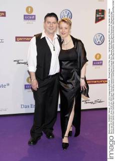 Michael Hirte mit Frau Jenny - Verleihuing des ECHO 2012 in der Hallen der Messe Berlin am 22.03.2012. Echo 2012