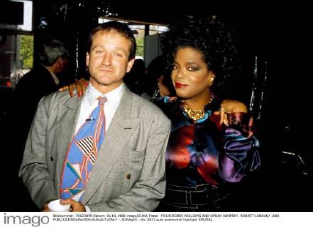 F5429.ROBIN WILLIAMS AND OPRAH WINFREY. ROBERT LANDAU 1988 - ZUMAg49_