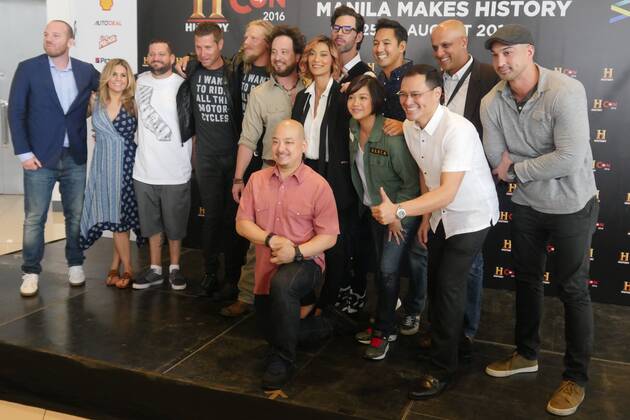 Philippines: HistoryCon 2016 History Channel celebrities and organizers are presented on the opening of the first ever HistoryCon. The first-ever entertainment convention of its kind is here, in celebration of all things entertainment at History Con 2016  GeorgexBuid