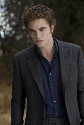 RELEASE DATE: November 20, 2009. MOVIE TITLE: Twilight: New Moon. STUDIO: Imprint Entertainment. PLOT: After Bella recovers from the vampire attack that almost claimed her life, she looks to celebrate her birthday with Edward and his family. However, a minor accident during the festivities results in Bella s blood being shed, a sight that proves too intense for the Cullens, who decide to leave the town of Forks, Washington for Bella and Edward s sake. Initially heartbroken, Bella finds a form of comfort in reckless living, as well as an even-closer friendship with Jacob Black. Danger in different forms awaits. PICTURED: ROBERT PATTINSON as Edward Cullen. - ZUMAg90_