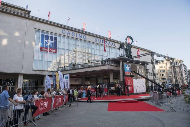 Illustration picture taken during the premiere of Everybody Happy , opening film of the tenth edition of the Oostende Film festival, in Oostende, Friday 09 September 2016.  JONASxROOSENS 04927469